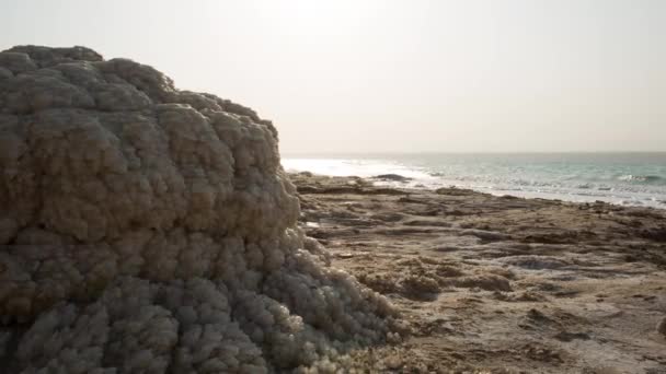 मृत समुद्र, इस्राएल मध्ये — स्टॉक व्हिडिओ