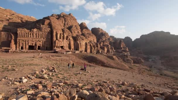 Petra Achaeological Site, Monastery — Stock Video