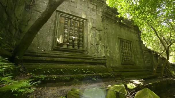 Beng melea templo Unesco patrimonio mundial — Vídeo de stock