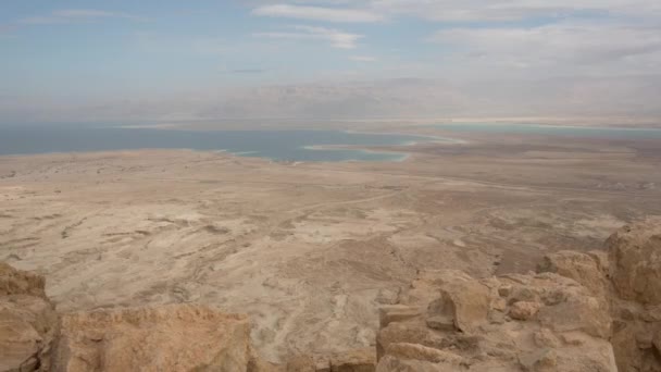 Deserto e mar morto — Vídeo de Stock