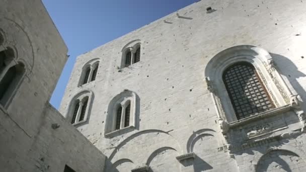 Kathedraal van San nicola — Stockvideo