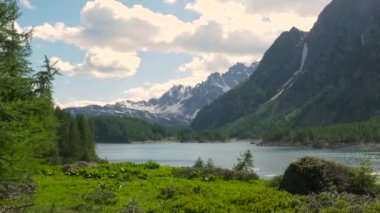 Alpe Devero Devero Vadisi'nde, dağ manzarası 
