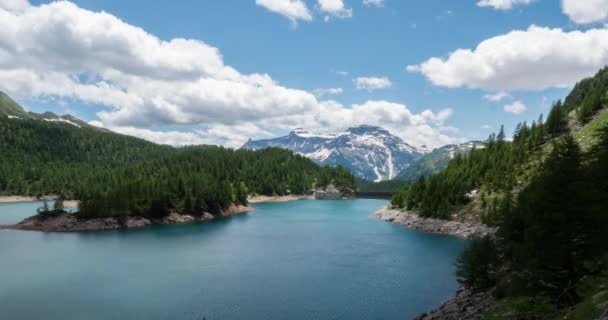 Mountain landscape at Alpe Devero in Devero Valley — Stock Video