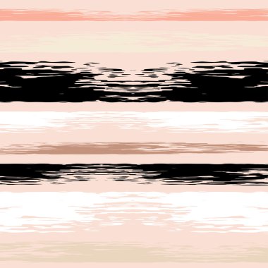 Sevimli vektör dikişsiz desen . Fırça darbeleri. Sonsuz doku kumaş veya kağıt üzerine yazdırmak için kullanılabilir