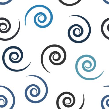 Sevimli vektör geometrik seamless modeli. Fırça darbeleri, girdap. El doku çekilmiş. Soyut formları. Sonsuz doku kumaş ya da kağıt üzerine baskı için kullanılabilir