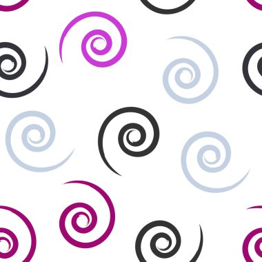 Sevimli vektör geometrik seamless modeli. Fırça darbeleri, girdap. El doku çekilmiş. Soyut formları. Sonsuz doku kumaş ya da kağıt üzerine baskı için kullanılabilir