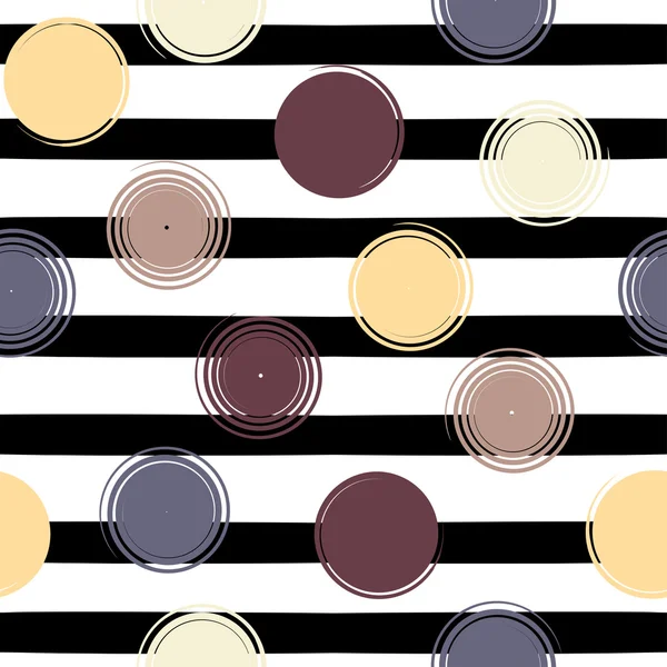 Sevimli vektör geometrik seamless modeli. Lekeli ve çizgili. Fırça darbeleri. El doku çekilmiş. Soyut formları. Sonsuz doku kumaş ya da kağıt üzerine baskı için kullanılabilir