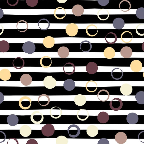 Sevimli vektör geometrik seamless modeli. Lekeli ve çizgili. Fırça darbeleri. El doku çekilmiş. Soyut formları. Sonsuz doku kumaş ya da kağıt üzerine baskı için kullanılabilir