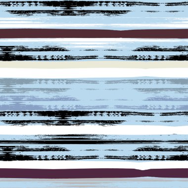 Sevimli vektör geometrik seamless modeli. Fırça darbeleri. El doku çekilmiş. Soyut formları. Sonsuz doku kumaş ya da kağıt üzerine baskı için kullanılabilir