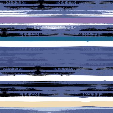 Sevimli vektör geometrik seamless modeli. Fırça darbeleri. El doku çekilmiş. Soyut formları. Sonsuz doku kumaş ya da kağıt üzerine baskı için kullanılabilir