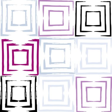 Sevimli vektör geometrik seamless modeli. Fırça darbeleri. El doku çekilmiş. Soyut formları. Sonsuz doku kumaş ya da kağıt üzerine baskı için kullanılabilir