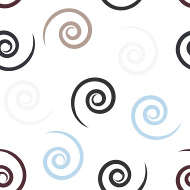 Sevimli vektör geometrik seamless modeli. Fırça darbeleri, girdap. El doku çekilmiş. Soyut formları. Sonsuz doku kumaş ya da kağıt üzerine baskı için kullanılabilir