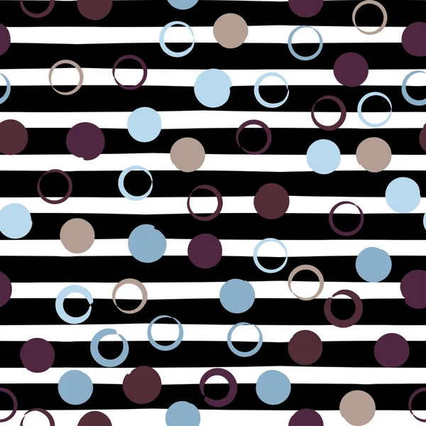 Sevimli vektör geometrik seamless modeli. Lekeli ve çizgili. Fırça darbeleri. El doku çekilmiş. Soyut formları. Sonsuz doku kumaş ya da kağıt üzerine baskı için kullanılabilir