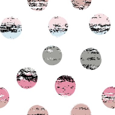 Sevimli vektör geometrik seamless modeli. Fırça darbeleri. Lekeli ve lekeleri. El doku çekilmiş. Soyut formları. Sonsuz doku kumaş ya da kağıt üzerine baskı için kullanılabilir