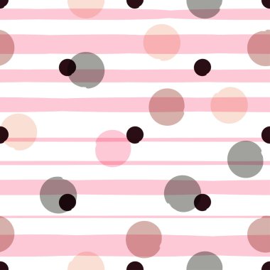 Dikişsiz evrensel desen. Lekeli, daireler