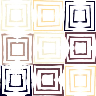 Sevimli vektör geometrik seamless modeli. Fırça darbeleri. El doku çekilmiş. Soyut formları. Sonsuz doku kumaş ya da kağıt üzerine baskı için kullanılabilir