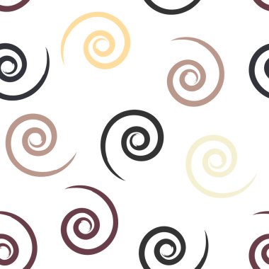 Sevimli vektör geometrik seamless modeli. Fırça darbeleri, girdap. El doku çekilmiş. Soyut formları. Sonsuz doku kumaş ya da kağıt üzerine baskı için kullanılabilir