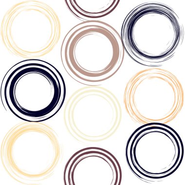 Sevimli vektör geometrik seamless modeli. Fırça darbeleri, girdap. El doku çekilmiş. Soyut formları. Sonsuz doku kumaş ya da kağıt üzerine baskı için kullanılabilir