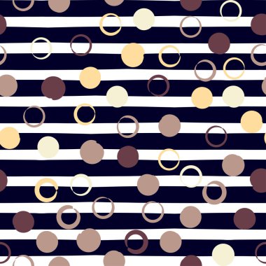 Sevimli vektör geometrik seamless modeli. Lekeli ve çizgili. Fırça darbeleri. El doku çekilmiş. Soyut formları. Sonsuz doku kumaş ya da kağıt üzerine baskı için kullanılabilir