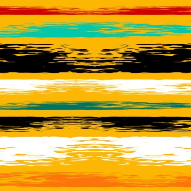 Sevimli vektör geometrik seamless modeli. Fırça darbeleri. El doku çekilmiş. Soyut formları. Sonsuz doku kumaş ya da kağıt üzerine baskı için kullanılabilir