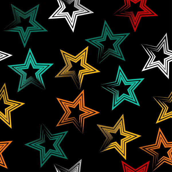 Nahtlose universelle Muster. Sterne — Stockvektor