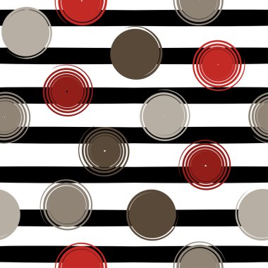 Sevimli vektör geometrik seamless modeli. Lekeli ve çizgili. Fırça darbeleri. El doku çekilmiş. Soyut formları. Sonsuz doku kumaş ya da kağıt üzerine baskı için kullanılabilir