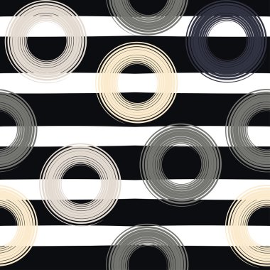 Sevimli vektör geometrik seamless modeli. Lekeli ve çizgili. Fırça darbeleri. El doku çekilmiş. Soyut formları. Sonsuz doku kumaş ya da kağıt üzerine baskı için kullanılabilir