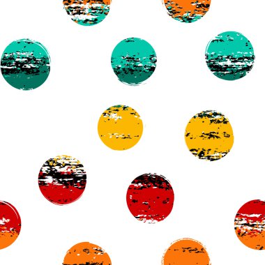 Sevimli vektör geometrik seamless modeli. Fırça darbeleri. Lekeli ve lekeleri. El doku çekilmiş. Soyut formları. Sonsuz doku kumaş ya da kağıt üzerine baskı için kullanılabilir