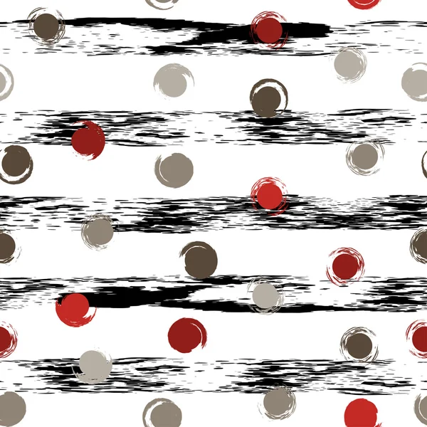 Sevimli vektör geometrik seamless modeli. Lekeli ve çizgili. Fırça darbeleri. El doku çekilmiş. Soyut formları. Sonsuz doku kumaş ya da kağıt üzerine baskı için kullanılabilir