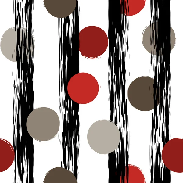 Sevimli vektör geometrik seamless modeli. Lekeli ve çizgili. Fırça darbeleri. El doku çekilmiş. Soyut formları. Sonsuz doku kumaş ya da kağıt üzerine baskı için kullanılabilir