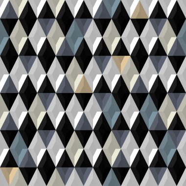 Arka plan. Elmas ile modern seamless modeli. Vektör çizim