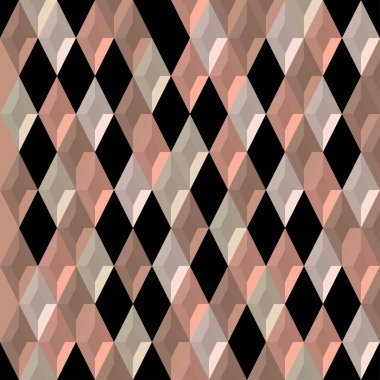 Arka plan. Elmas ile modern seamless modeli. Vektör çizim