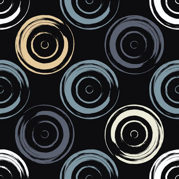 Sevimli vektör geometrik dikişsiz desen. Fırça darbeleri. Puantiye.