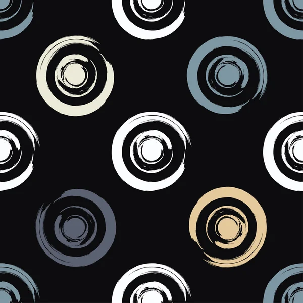 Sevimli vektör geometrik dikişsiz desen. Fırça darbeleri. Puantiye.