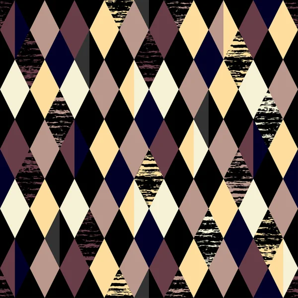 Fondo abstracto. Moderno patrón sin costura con diamante. Ilustración vectorial — Vector de stock