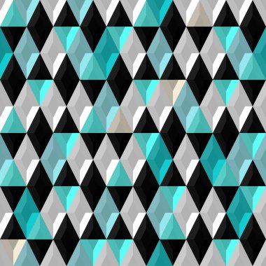 Arka plan. Elmas ile modern seamless modeli. Vektör çizim