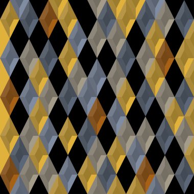 Arka plan. Elmas ile modern seamless modeli. Vektör çizim