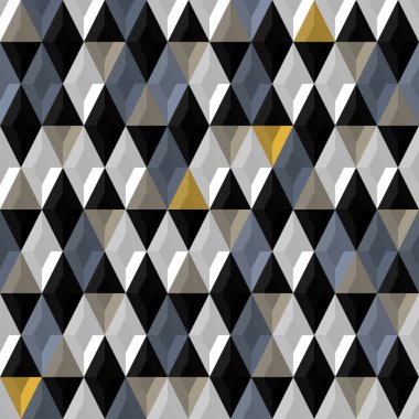 Arka plan. Elmas ile modern seamless modeli. Vektör çizim