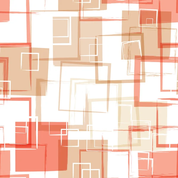 Geometric modern Seamless pattern. Grunge texture. Squares. Vector illustration. Abstract geometric shapes — Διανυσματικό Αρχείο