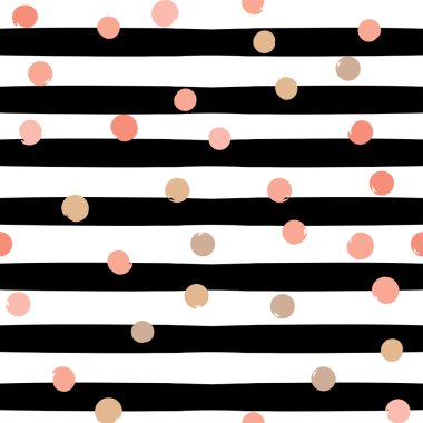 Sevimli vektör geometrik seamless modeli. Lekeli ve çizgili. Fırça darbeleri. El doku çekilmiş. Soyut formları. Sonsuz doku kumaş ya da kağıt üzerine baskı için kullanılabilir