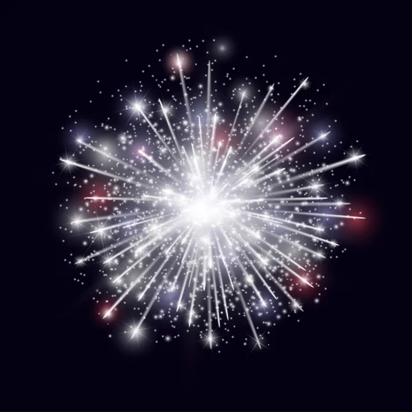 Illustration vectorielle de feux d'artifice — Image vectorielle