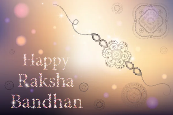 Mutlu Raksha Bandhan kutlama. — Stok Vektör