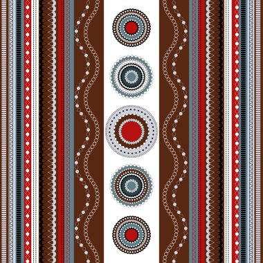 Etnik boho seamless modeli. Renkli kenarlık arka plan dokusu.