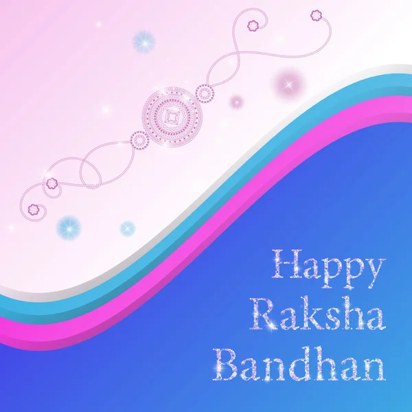 행복 한 Raksha Bandhan 축 하. — 스톡 벡터