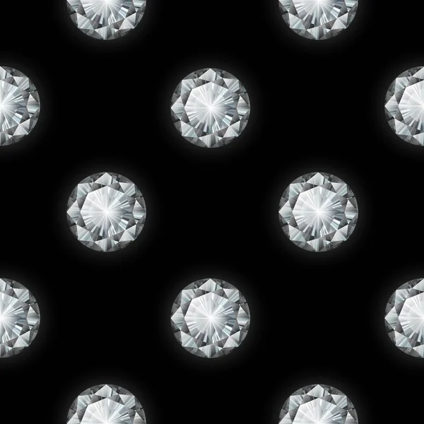 Patrón de diamante sin costuras. Ilustración vectorial — Archivo Imágenes Vectoriales