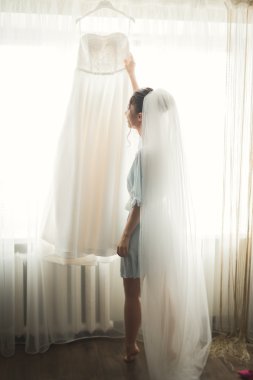 Lüks gelin düğün günü sabahında