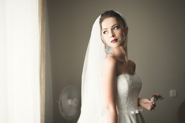 Lüks gelin düğün günü sabahında