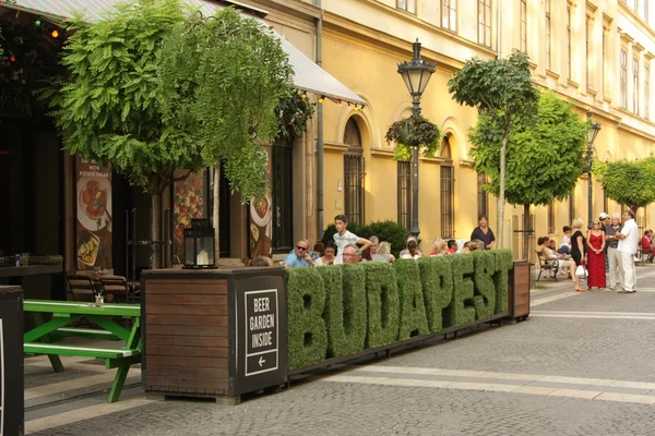 Budapest étterem, Magyarország Stock Kép