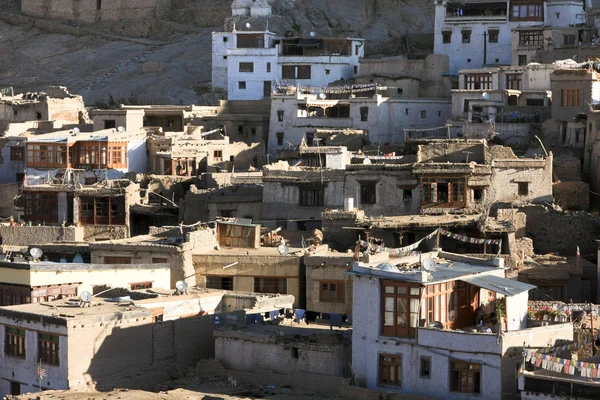 Leh város épületeit, Ladakh, India Jogdíjmentes Stock Képek