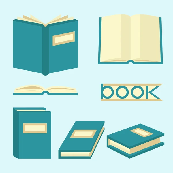 Book signs and symbols. — Stock Vector